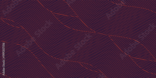 Abstract Dark Purple and Orange Halftone Texture, Vintage Comic Screentone Background. Vector Illustration