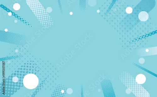 スパークリングソーダのポップな夏背景