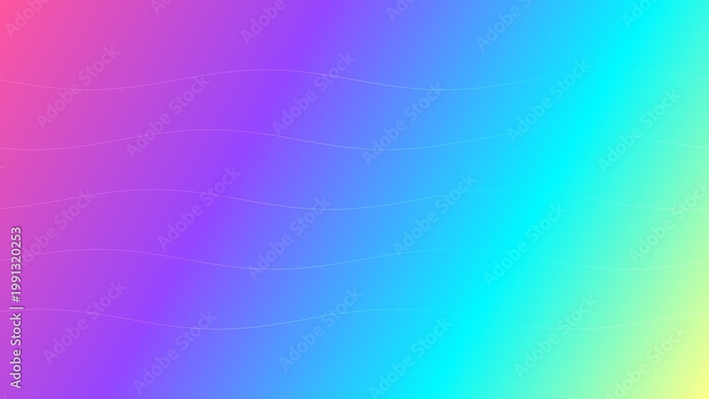 Obraz premium Vibrant abstract gradient background with smooth colorful blur with wave and modern design