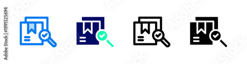 Quality Control Multiple Style Icon Set Vector 