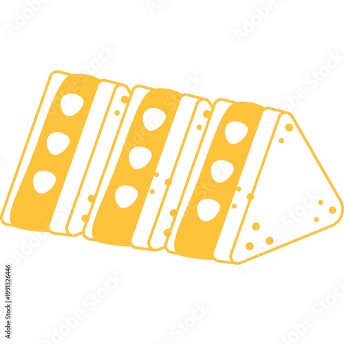 outline breakfast icon illustration