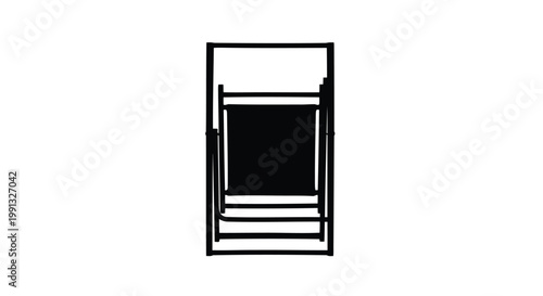 A black and white drawing of a stairway