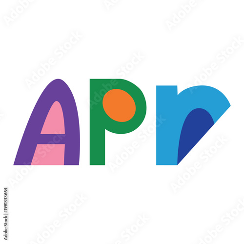 Funky Colorful Month Calendar