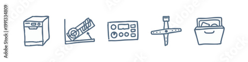 Home Appliances and Electronics Icons