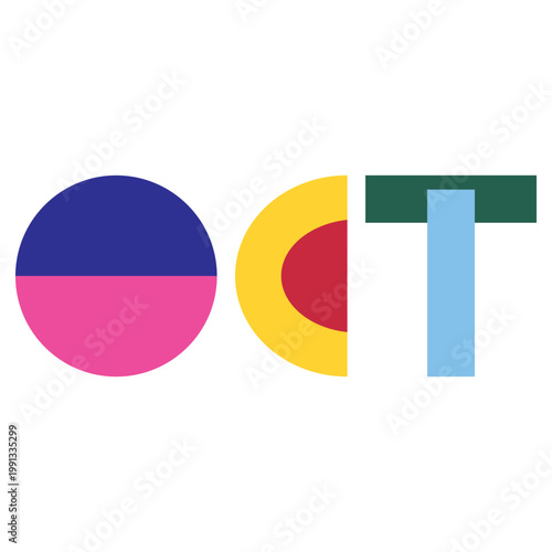 Geometric Month Calendar