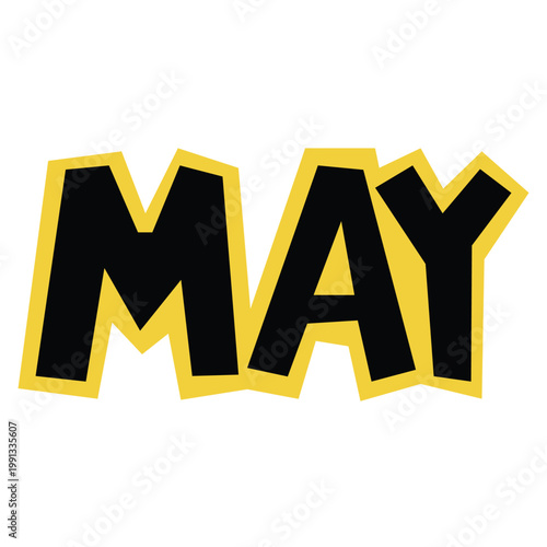 Funky Monthly Calendar