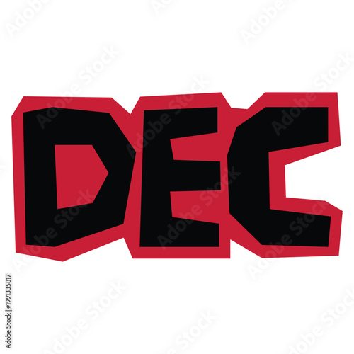 Funky Monthly Calendar