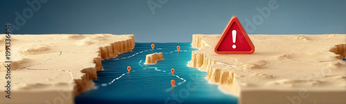 Danger Ahead: A striking vi...