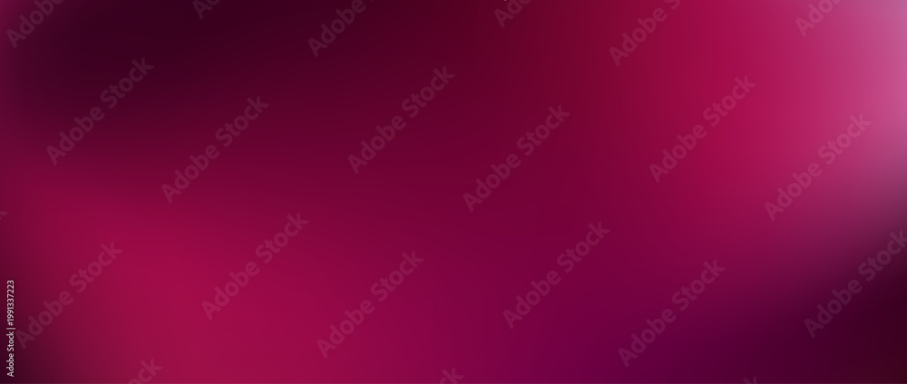 Obraz premium Dark cherry color gradient background. Abstract plum noir gradation wallpaper. Blurred smooth red purple backdrop. Luxury elegant burgundy texture for banner, flyer, presentation. Vector illustration