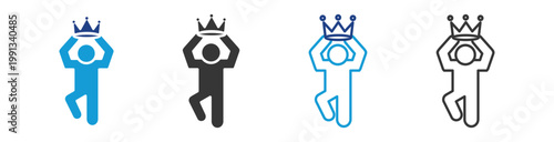 succes  icon set multiple style collection