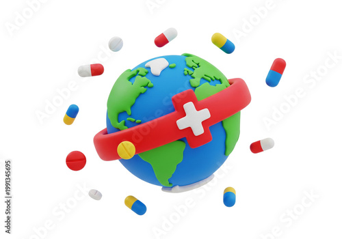 Global Healthcare Concept World Medicines Medical Access