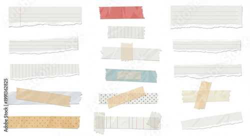 Assorted adhesive bandages.