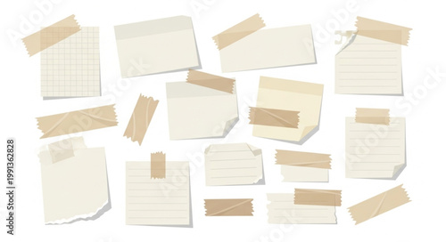 Assorted adhesive bandage strips.