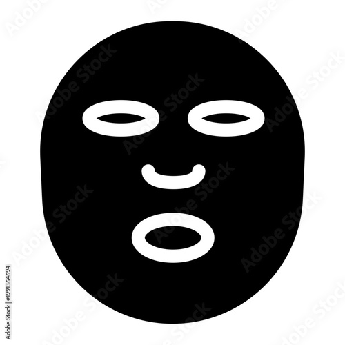 Facial Mask Beauty Treatment Icon