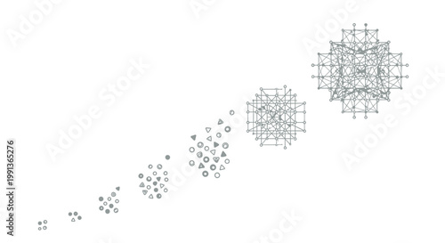 Geometric snowflakes, intricate patterns, vector designs, winter elements