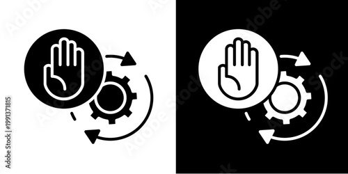 Resistance To Change Icon Set White Glyph Style Collection 
