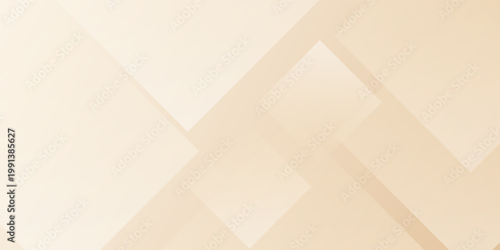 Fototapeta premium Abstract Geometric Beige Background With Overlapping Soft Squares and Minimal Modern Design eps10