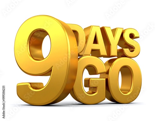 A golden, 3D rendered phrase 