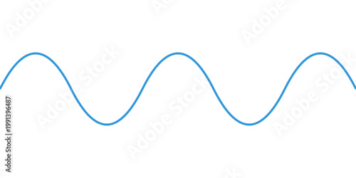 This digital vector illustration features an abstract blue wave design with flowing curves and light lines to create a motion pattern backdrop for business web wallpaper