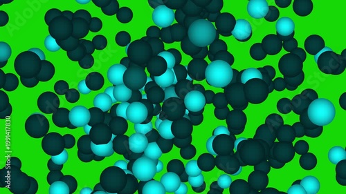 cc ball action background. Glowing ball animation. 2 Colour ball animation background, Cyan color ball background, spotlight ball action, 4k