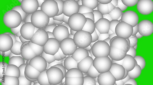 ball action animation, white Cyan color ball background, Abstract cc ball vertical action motion animation video background