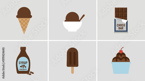 Delicious Chocolate Desserts and Sweet Treats Collection.