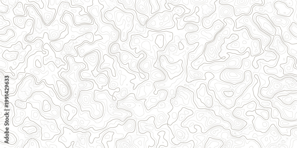 Obraz premium Topographic map contour lines pattern texture background illustration design element