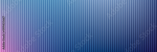 Futuristic ribbed texture with fractal glass effect and smooth fluted vertical lines of rainbow neon gradient.