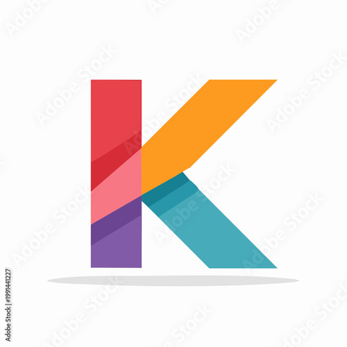 Colorful Letter K Logo Design Free Download Colorful Letter K Logo Design - GFXLoad