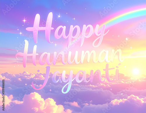 Fantasy Hanuman Jayanti Sky