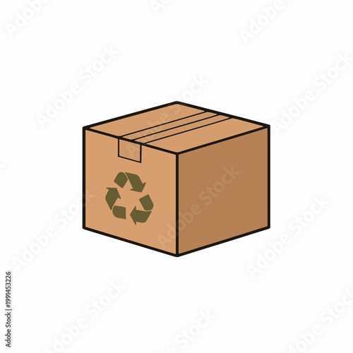 Recycled Cardboard Box