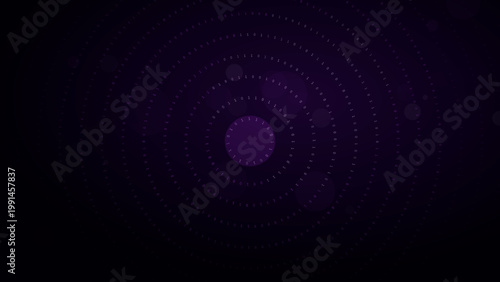 Purple Concentric Binary Code Waves for Deep Web and Encryption Technology Background
