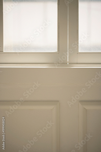 Wallpaper Mural Natural Sunlight and Leaf Shadows on Window and Wooden Floor Background. Torontodigital.ca