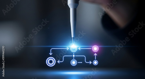 Artificial Intelligence and Cloud Computing Technology Concept with Cyber Security, Data Analytics, Fintech, Automation and Digital Interface Icons, Modern Business Innovation, Smart Technology Soluti