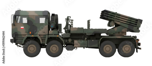 LANGUSTA II (Polish 122mm MLRS based on the Jelcz 8×8 ​​truck)