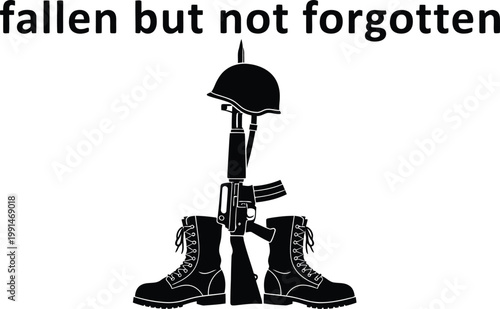 Fallen but not forgotten a memorial to sacrificed soldiers