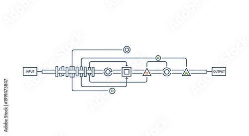 Industrial pipeline, mechanical engineering, blueprint, technical drawing,  industrial design