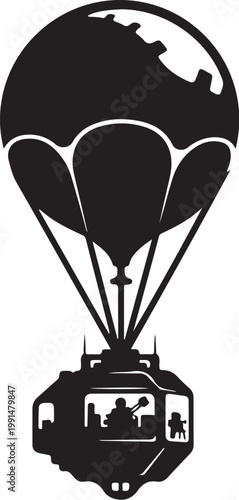 Luxury yacht, mega yacht, boat, vessel, nautical, black and white, vector illustration, ship, sailing, maritime