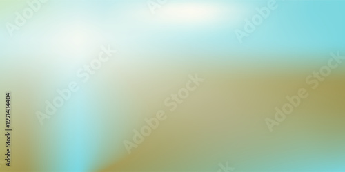Light blue and green pastel colored gradient background. Abstract spring season blurry vector texture. Nature gradation pattern. Aesthetic bg. Vector soft horizontal backdrop for poster, cover, header