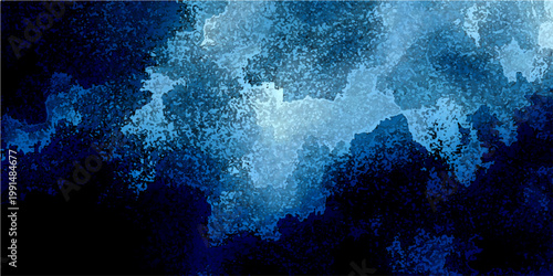 Vector Abstract design of a cool blue splash background, A cool blend of textures and shades creating a sense of depth and movement, this design can be used for various design concepts 