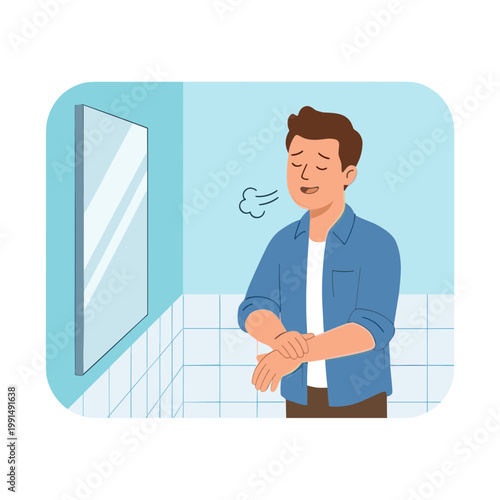 A young woman stands confidently in casual attire, wearing a maroon sweater and jeans.