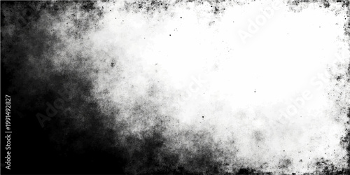 Abstract grungy frame with dynamic smoky texture transition and textured edges in high resolution background design.