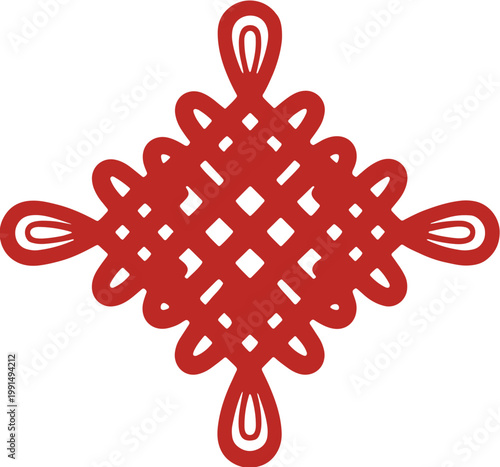 Chinese Knot Illustration
