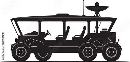 Golf Cart, Vehicle, Silhouette, Black, Vector Illustration, Transportation, Recreation