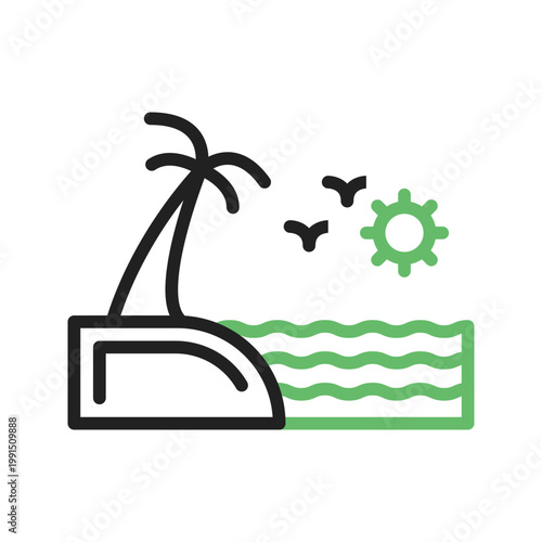 Clean Beach Icon