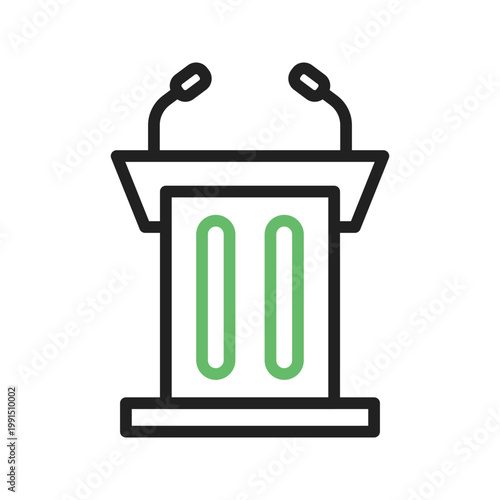 Debate Podium Icon