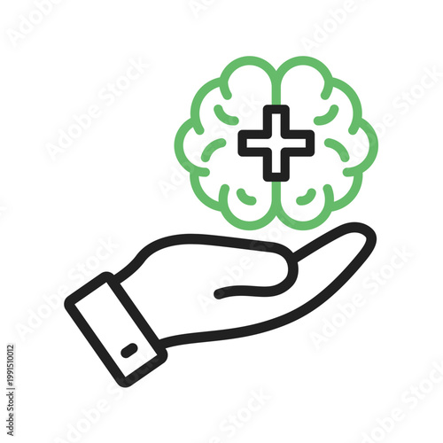 Mental Health Support Icon