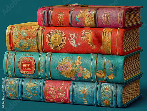 Books displayed with ethnic jewelry and decor reflecting diverse voices