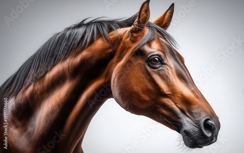 Regal Horse with Crown Positioned Neatly for Portrait