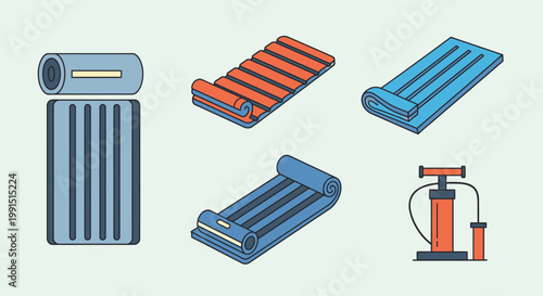 Air compressor and pneumatic tools set.